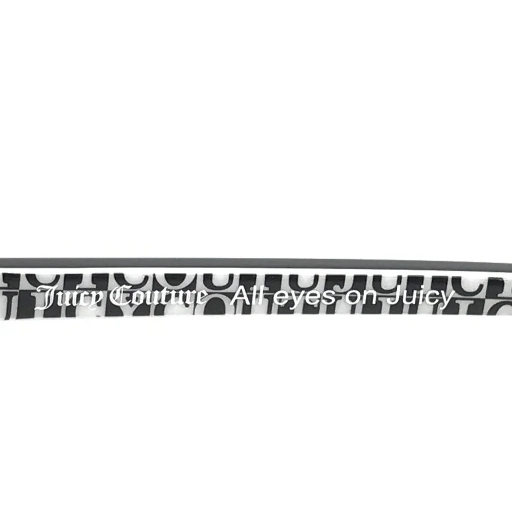 Juicy Couture Eyeglasses Frames JU310 807 Black White Cat Eye Full Rim 50-17-135